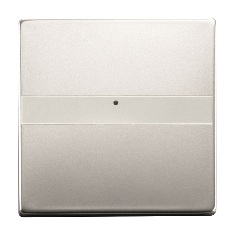 1St. Busch-Jaeger 1764 NLI-866 Wippe, mit Beschriftungsfeld pur edelstahl edelstahl