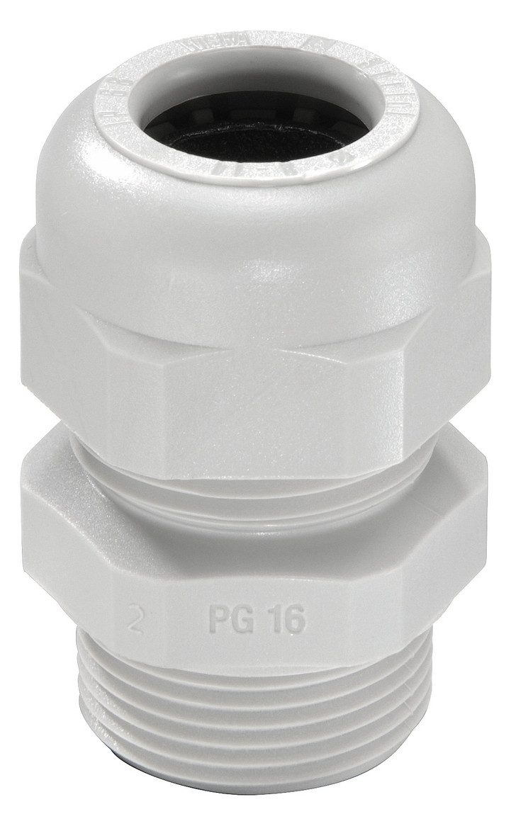 1St. Wiska 10066407 Kunststoffkabelverschraubung mit Zugentlastung PG36 RAL 7035 SKV 36