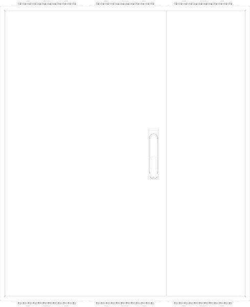 1St. F-Tronic ZF093 Leergehäuse ZF093, IP54, H=950mm, B=800mm 7120523