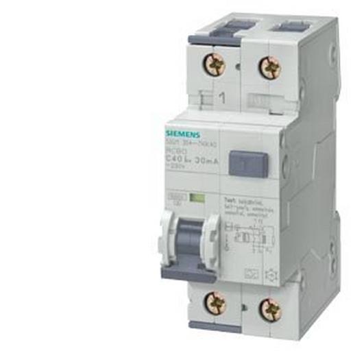 1St. Siemens 5SU1354-6KK06 FI/LS-Schalter, 10 kA, 1P+N, Typ A, 30 m...