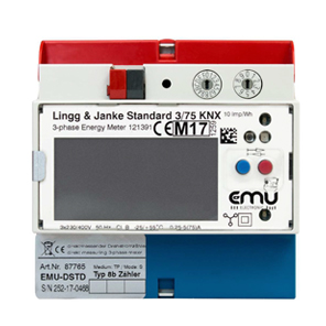 1St. Lingg&Janke REG KNX 3-Phas EZ-EMU-DSTD-D-REG-FW Standard direktmessend 3x230/400VAC