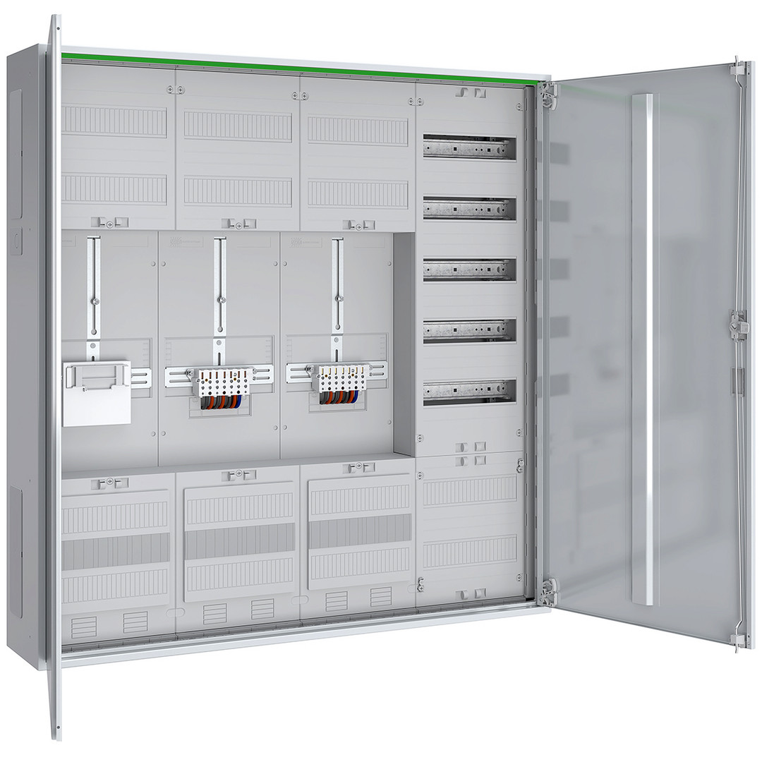 1St. ABN ABNRS407Z0052 Zählerschrank 3Pkt 2Z 1R 1V 1APZ HLAK /