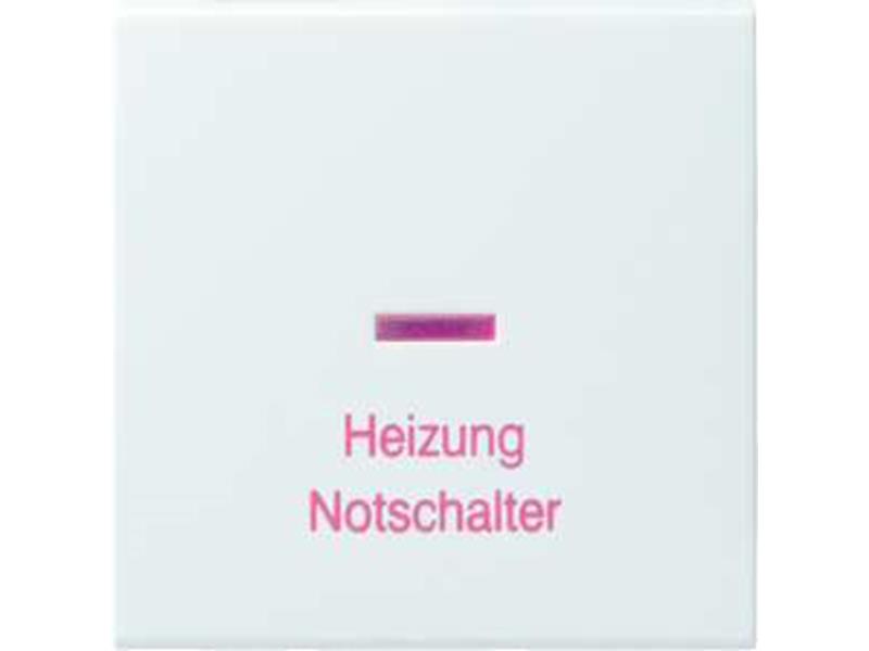 1St. Gira 067803 Wippe Kontroll Heizung Notschalter System 55 Reinweiß glänzend