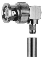 1St. TELEGAER J01000A0010 BNC-Kabelwinkelstecker Crimp G7 (RG-316/