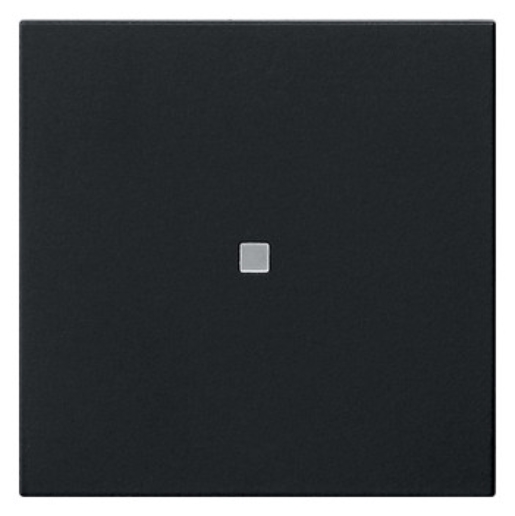 1St. Gira Wippe 1f unbedruckt 5371005 Kontrollf.System 55 Schwarz m