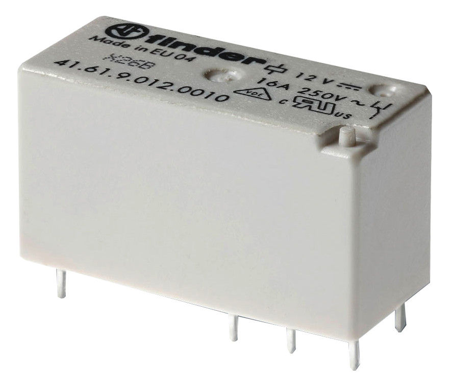 1St. Finder 41.61.9.024.0010 Relais mit Printanschlüssen, 1 Wechsler