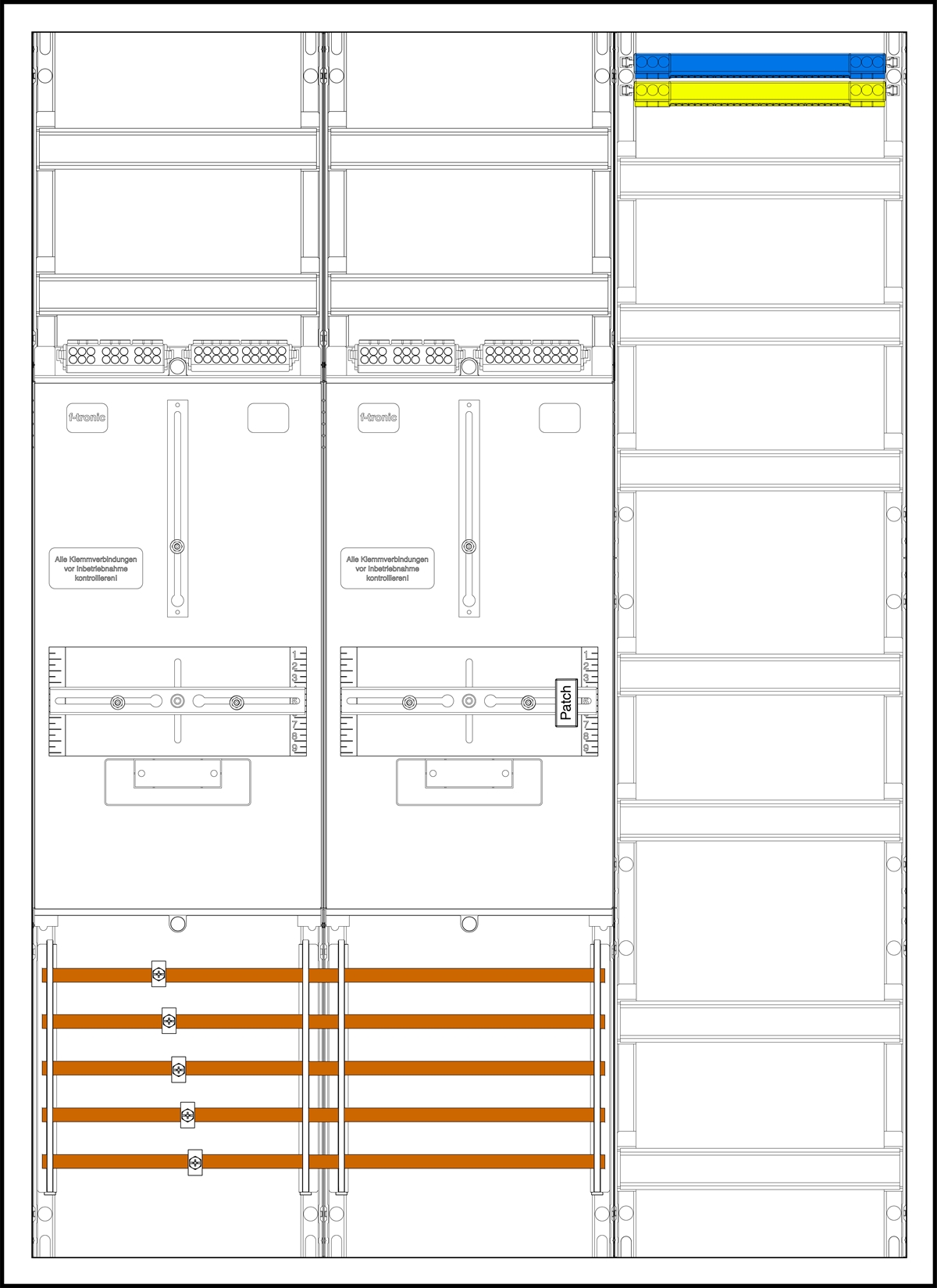 1St. F-Tronic 3HZ732VRJ45 3HZ732VRJ45, 2 ZP, 1 V, PPV5 7190029