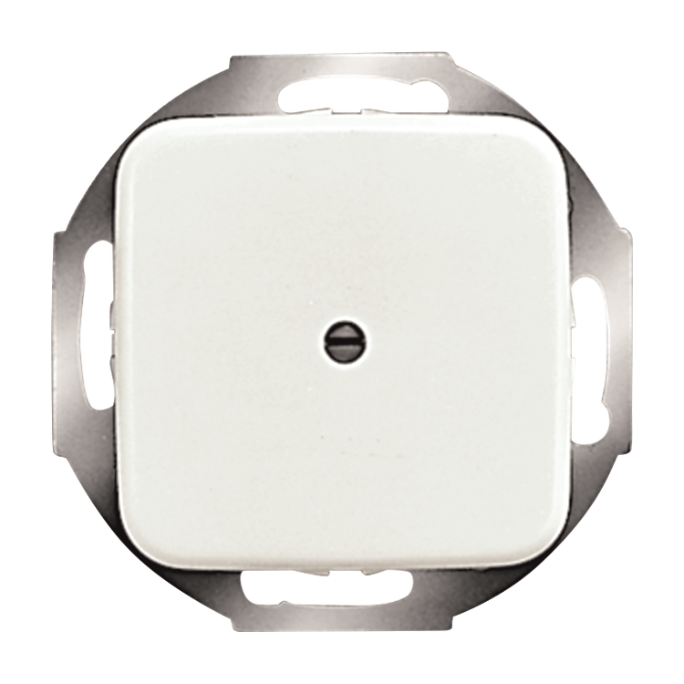 1St. Busch-Jaeger 2527-214 Zentralscheibe, mit Leitungsauslass Reflex SI alpinweiß