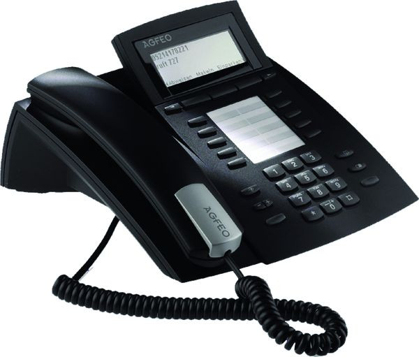 1St. AGFEO ST 42 IP schwarz Systemtelefon für Anlagen mit ASIP Proto