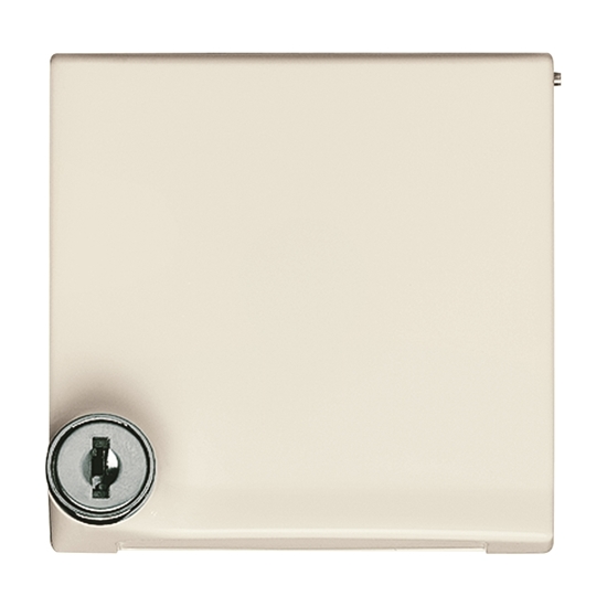 1St. Busch-Jaeger 2118 GKSL-32 Zwischenring mit Klappdeckel, abschließbar, verschieden schließend Allwetter 44 (IP 44) c