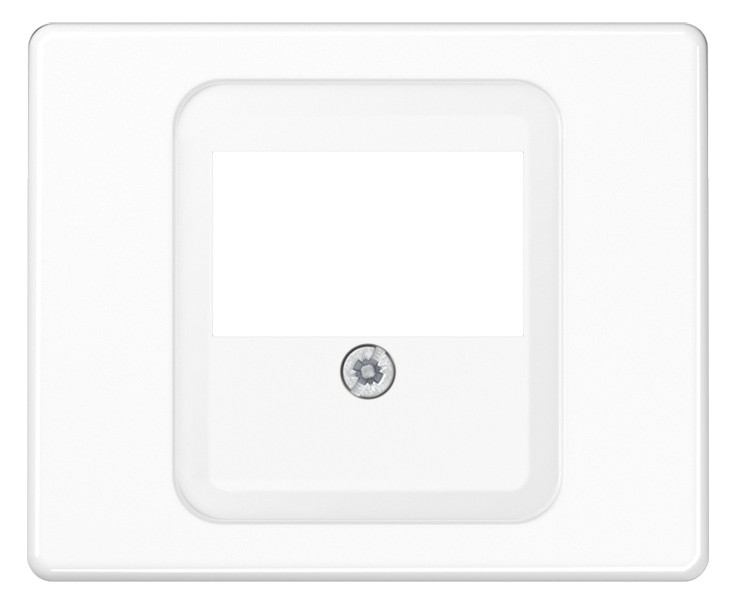 1St. Jung SL569TWW Abdeckung für TAE-Fernmelde-Anschlussdose SL 569 T WW