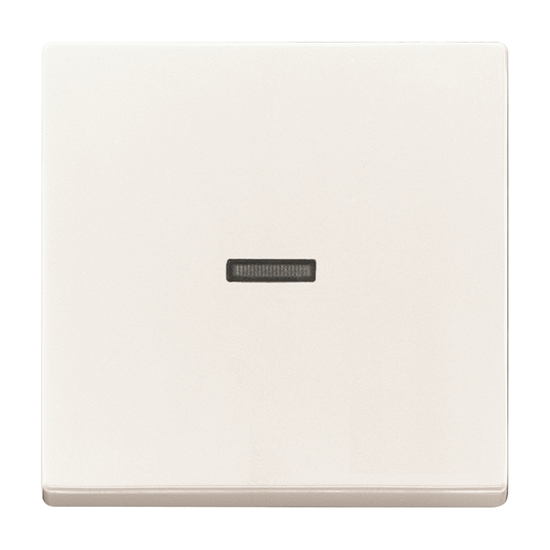 1St. Busch-Jaeger 1789 N-84 Wippe, mit kleiner transparenter Kalotte carat studioweiß