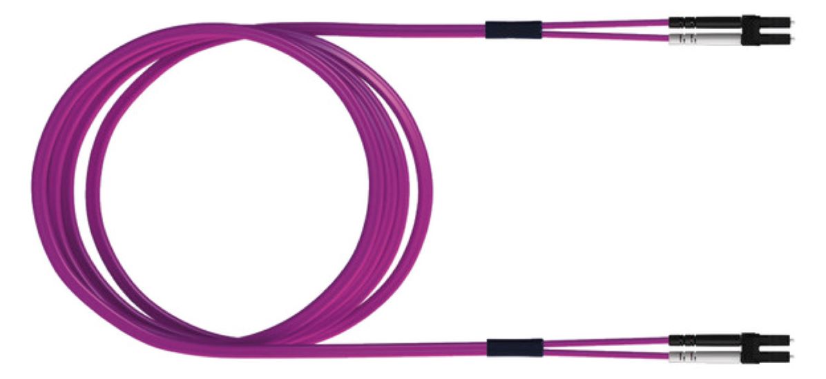 1St. Protec.net PDPKOM410 Duplex LWL Patchkabel OM4, 10m