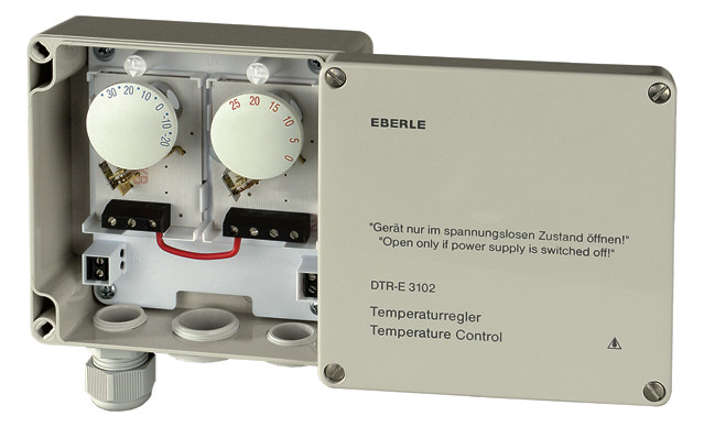 1St. Eberle 191590190900 Regler für Dachrinnenbeheizung -20...35C, AC 230V, 1 Oe, 1 S, 16 A DTR-E 3102
