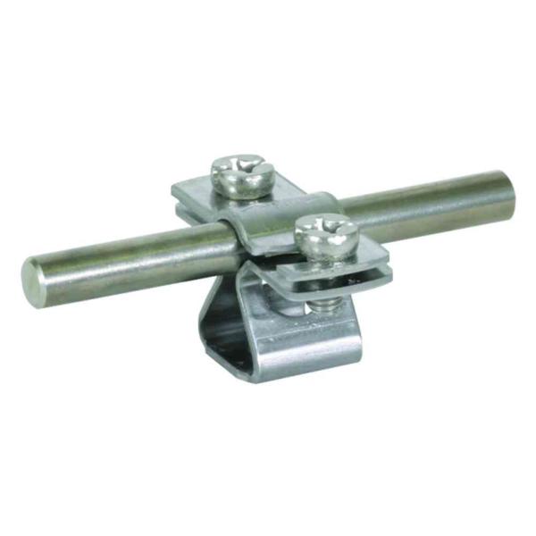 1St. Dehn 274110 Leitungshalter NIRO m. Gewinde M8 f. Rd 8-10mm LH ZS 8.10 FL20 M8 V2A