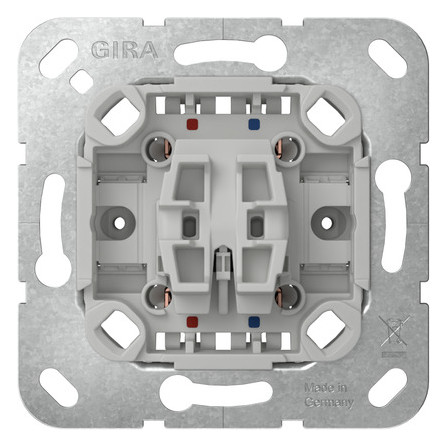 1St. Gira 381200 Wippschalter Aus 2-p o.Kr. Einsatz