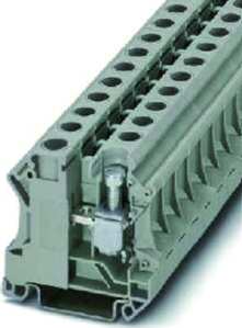 1St. Phoenix UTI 16 Installationsklemme Schraubanschluss Querschnitt: 6 mm² - 25 mm² AWG: 10 - 4 Breite: 12,2 mm