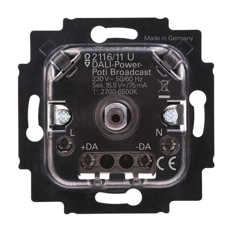 1St. Busch-Jaeger 2116/11 U Busch-Drehdimmer, UP, DALI, Power, TW