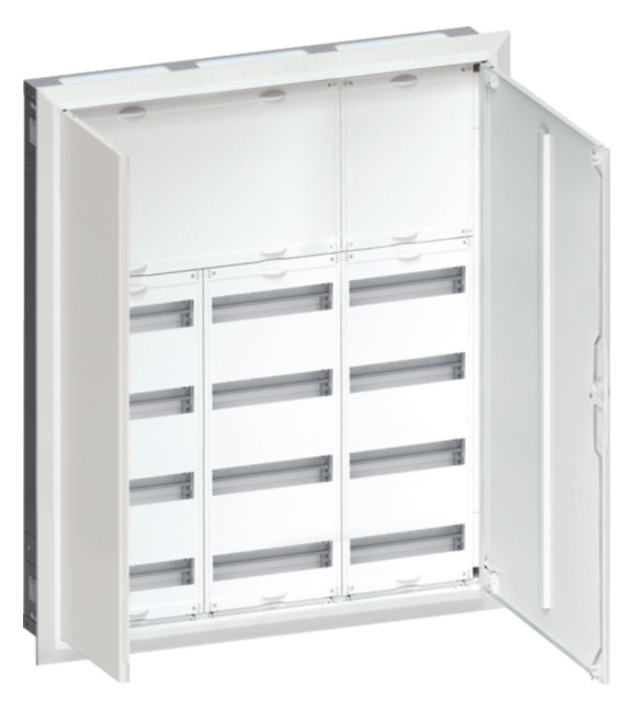 1St. Hager FWU63N Feldverteiler UP, 3x6 Reihen, mit Abd.