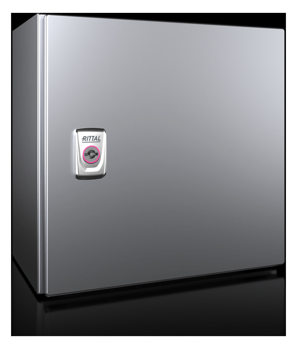 1St. Rittal AX 1003.000 Kompakt-Schaltschrank AX, Edelstahl 1.43 AX1003000 BHT 300x300x210 mm