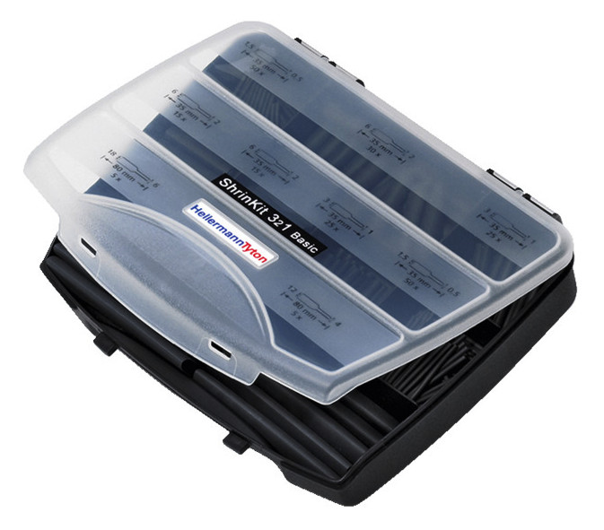 1m HellermannTyton 380-03001 Warmschrumpfschlauch 3:1 Set Shrinkit 321 1m Hellermann Tyton 380-03001 Warmschrumpfschlauch 3:1 Set Shrinkit 321