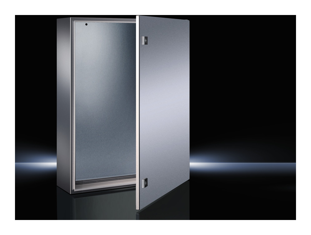 1St. Rittal edelstahl 300x800x1000 AE 1016600Kompakt-Schrank m.Mpl