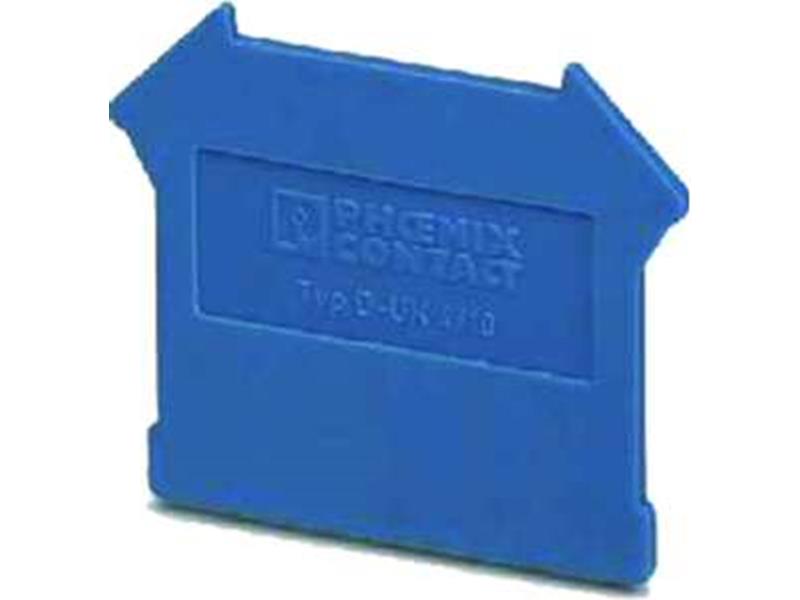 10St. Phoenix D-UK 4/10 BU Abschlussdeckel L=42,5 mm B=1,8 mm H=47 mm blau 3003101