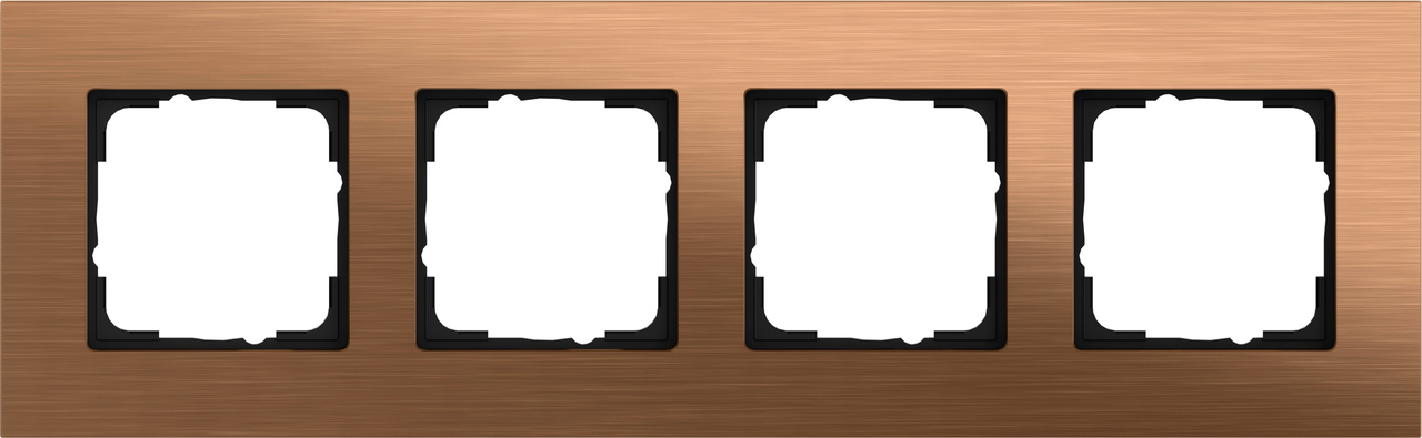 1St. Gira 021438 Abdeckrahmen 4f Gira Esprit Bronze