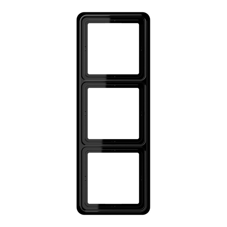 1St. Jung CD583SW Abdeckrahmen 3-fach schwarz CD 583 SW