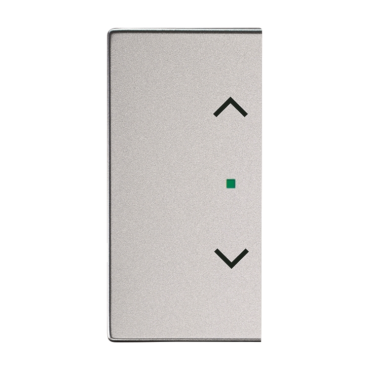 1St. Busch-Jaeger 6232-20-83 Wippe, 2-fach links/rechts, mit Symbol Jalousie Busch-free@home alusilber