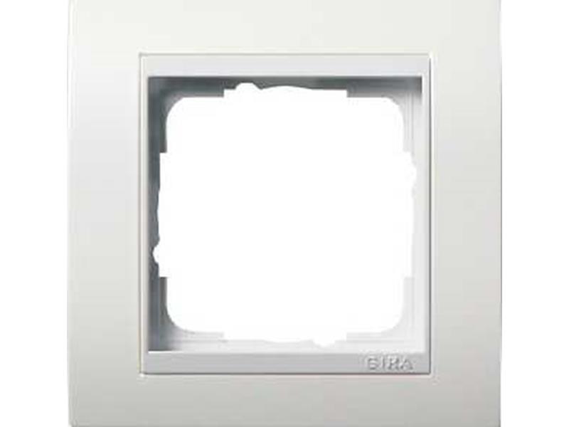 1St. Gira 0211803 Rahmen 1fach für Reinweiß Gira Event Reinweiß