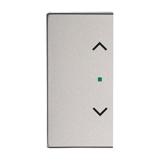 1St. Busch-Jaeger 6232-20-83 Wippe, 2-fach links/rechts, mit Symbol Jalousie Busch-free@home alusilber