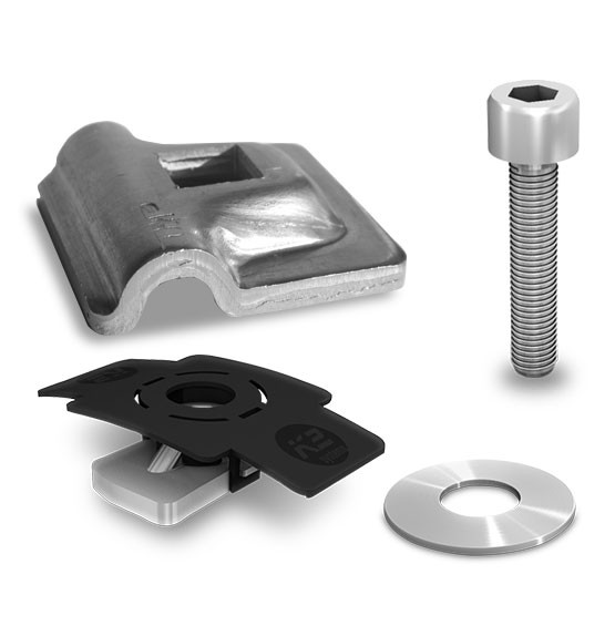 10St. K2 Blitzschutzklemme Multi Alu 2002473 8mm Set