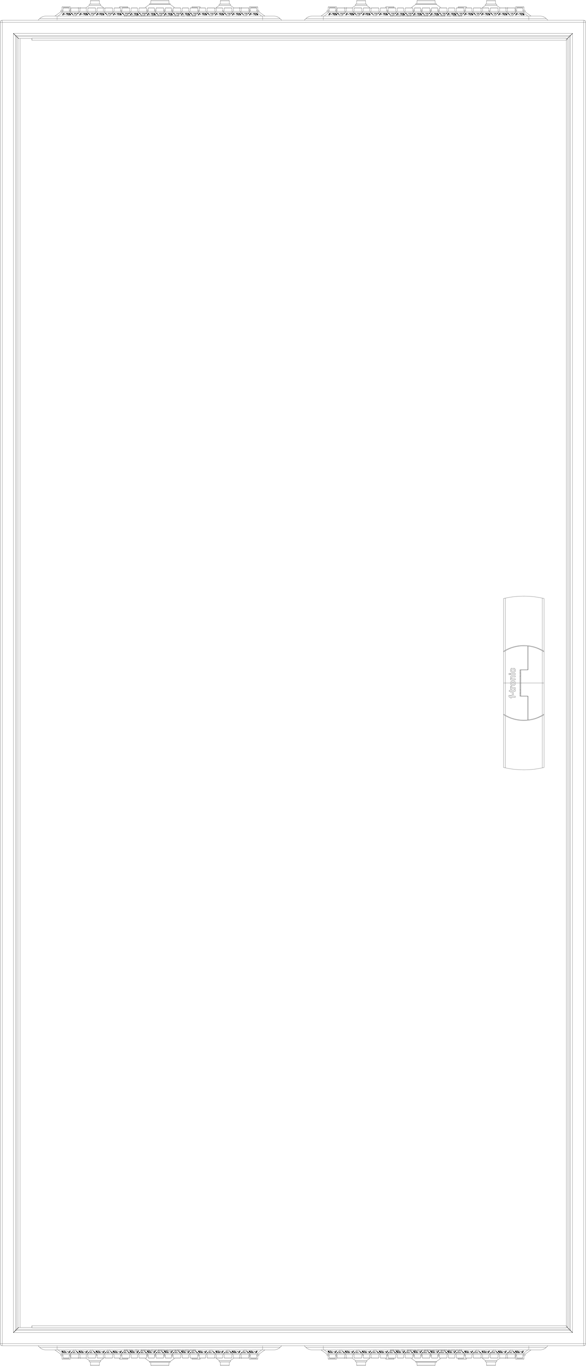 1St. F-Tronic ZA122 Leergehäuse ZA122, IP31/IP43, H=1250mm, B=550mm 7120512