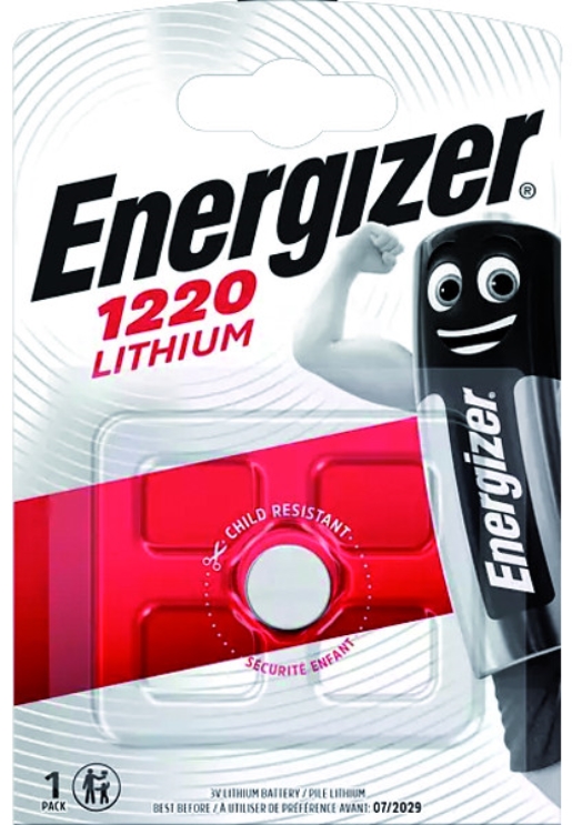 10St. Energizer CR1220 (1 Stk.) CR1220 3 Volt 1er Blister