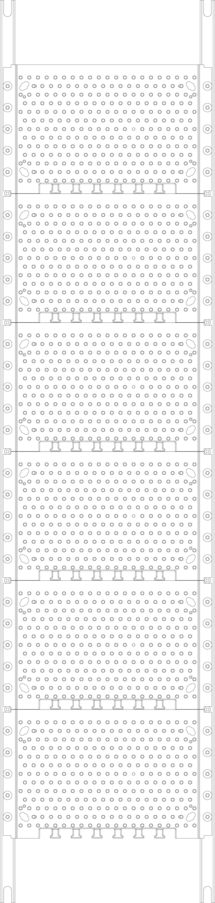 1St. F-Tronic KX7 Kommunikationsfeld KX7, 1-feldrig, H=1050mm 7141661