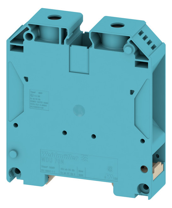 1St. Weidmüller WDU 70 N Blau Reihenklemme