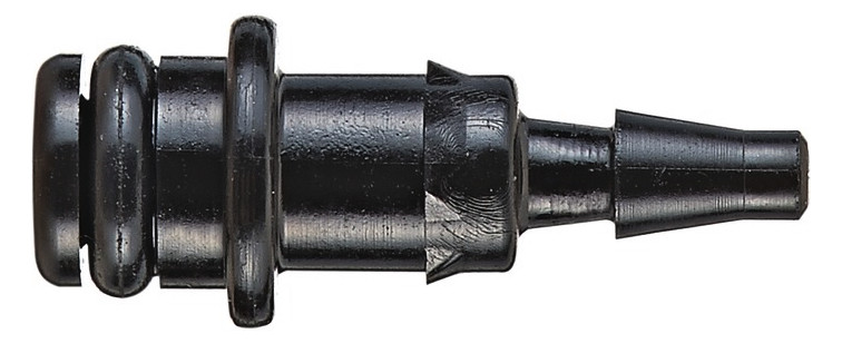 1St. Harting 09140006152 Pneumatik-Kontakt, ohne Absperrung, gerade, Delrin Acetal