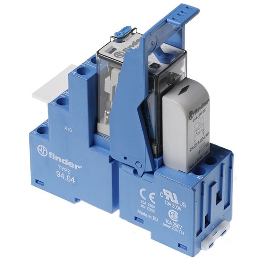 1St. Finder 583490240050 Koppelrelais mit Schraubanschlüssen, 4 Wechsler 7 A, Spule 24 V DC 58.34.9.024.0050 1St. Finder 583490240050 Koppelrelais mit Schraubanschlüssen, 4 Wechsler 7 A, Spule 24 V DC 58.34.9.024.0050