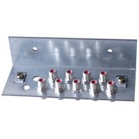 1St. Astro ESF 09 Erdungswinkel, Anschluss von 9 Koaxialkabeln (F-Buchsen) 720071 ESF09