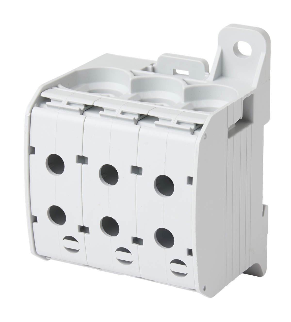 1St. F-Tronic RKA95-1-6gr Reihenklemme 95mm², 1polig, 6 Anschlüsse, grau, CU/AL, RKA95-1-6gr 7730080