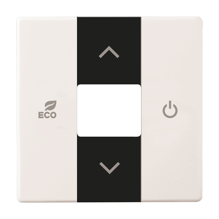 1St. Busch-Jaeger 6235-84 Zentralscheibe, für Raumtemperaturregler Busch-free@home studioweiß