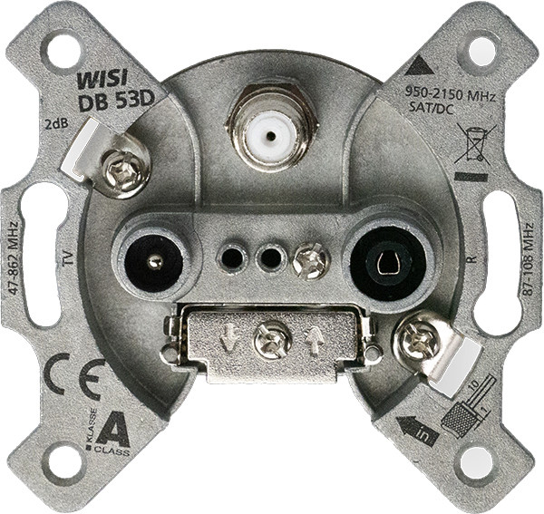1St. WISI DB53D SAT Antennendose, Stichdose,