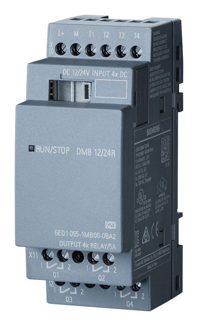 1St. Siemens 6ED1055-1MB00-0BA2 LOGO! DM8 12/24R für LOGO! 8 1St. Siemens 6ED1055-1MB00-0BA2 LOGO! DM8 12/24R für LOGO! 8...