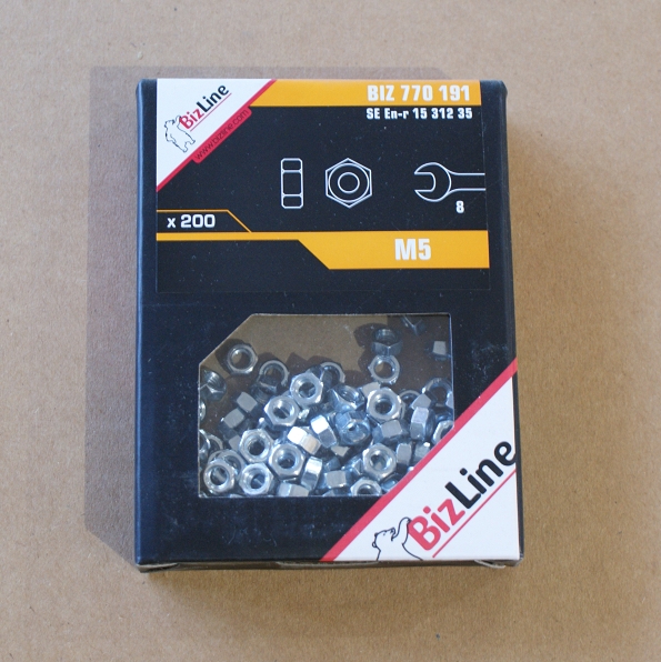 200St. Bizline BIZ 770191 Sechskantmutter M5 BIZ770191...