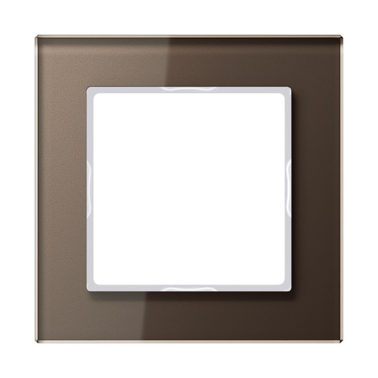 1St. Jung AC 581 GL MO Glasrahmen 1fach 84 x 84 mm AC581GLMO