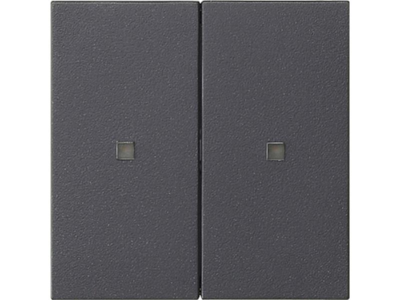 1St. Gira 536928 S3000 Wippe 2fach unbedruckt System 55 Anthrazit 1St. Gira 536928 S3000 Wippe 2fach unbedruckt System 55 Anthrazit