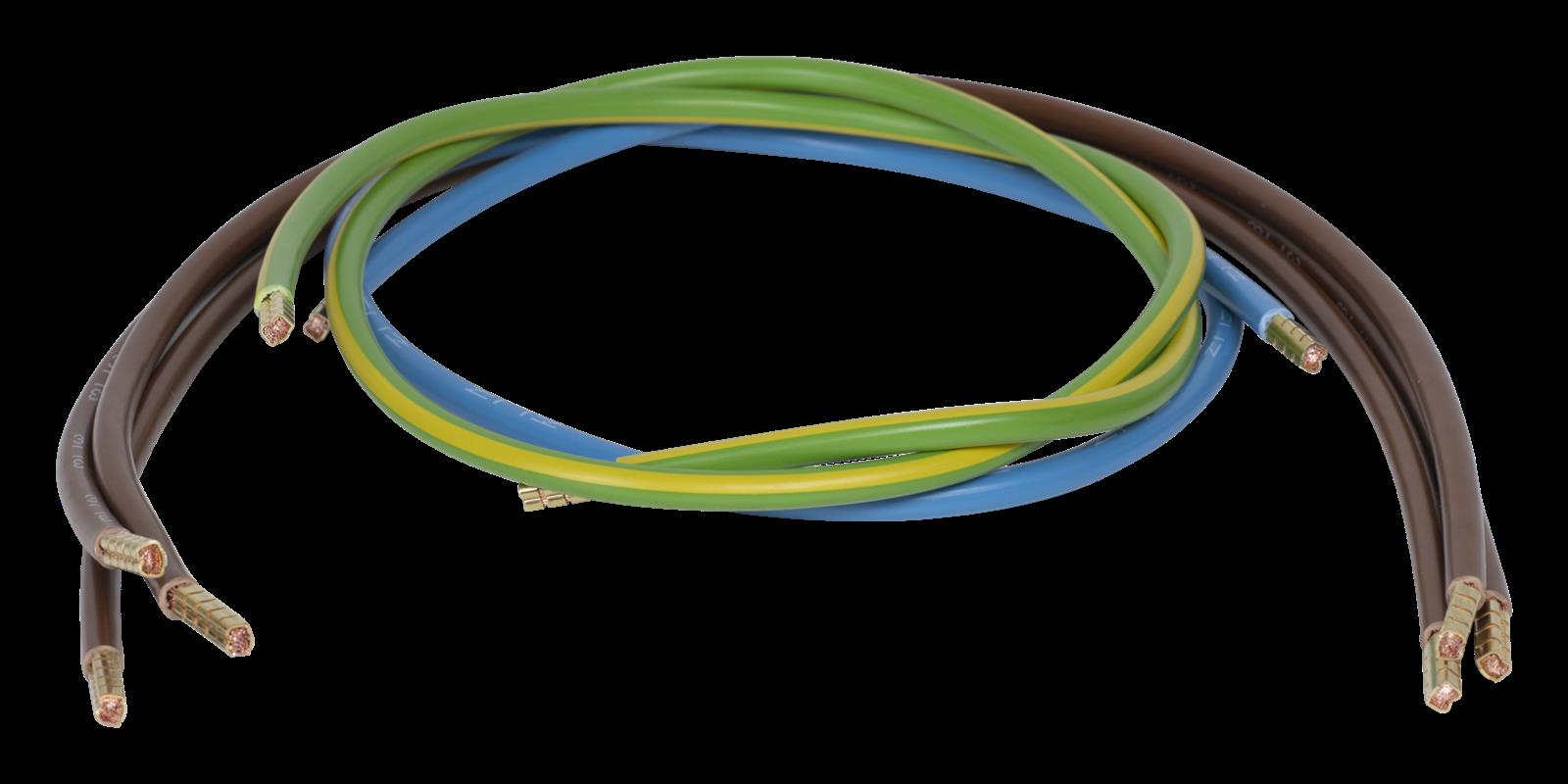 1St. F-Tronic AKB1 Abgangskabelbaum L1,L2,L3,N-PE, für 1 Zähler, AKB1 7110130