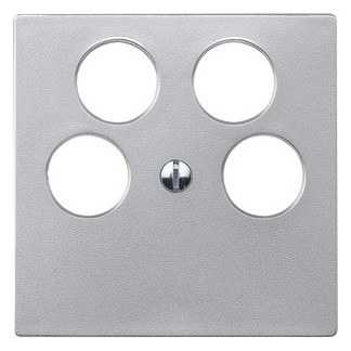 1St. Merten 295360 Zentralplatte für karo 4fach-Antennensteckdosen