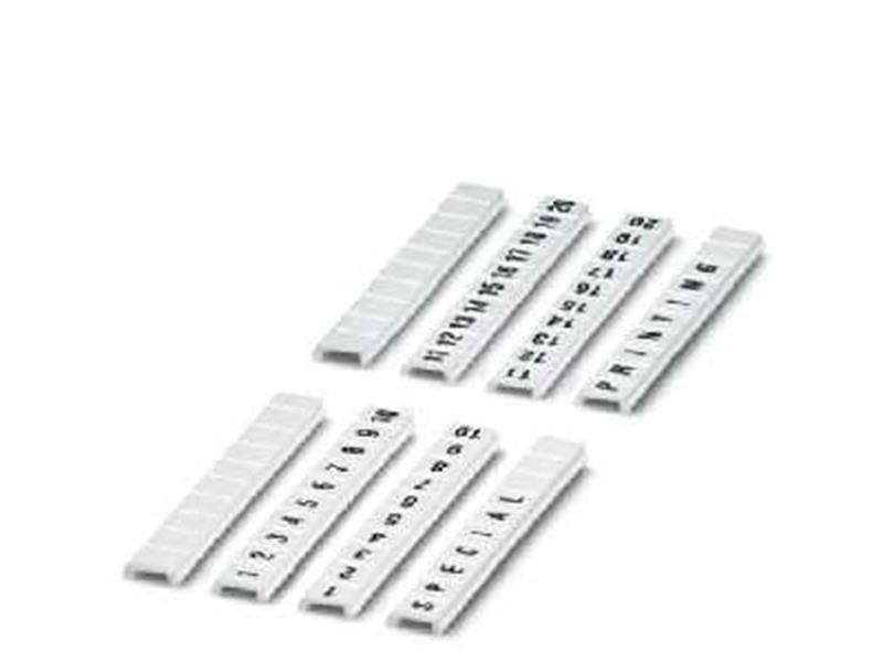 10St. Phoenix ZBF 3,5,LGS:Zahlen 1-10 Zackband flach 10-teilig längs bedruckt mit den fortlaufenden Zahlen: 1 ..